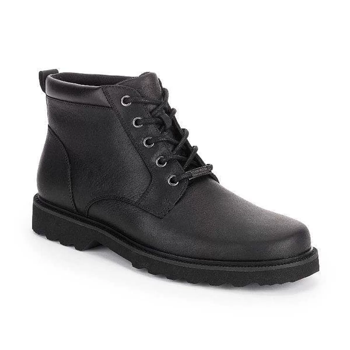 Rockport Bota masculina Northfield à prova d'água com bico liso Preto*Homens