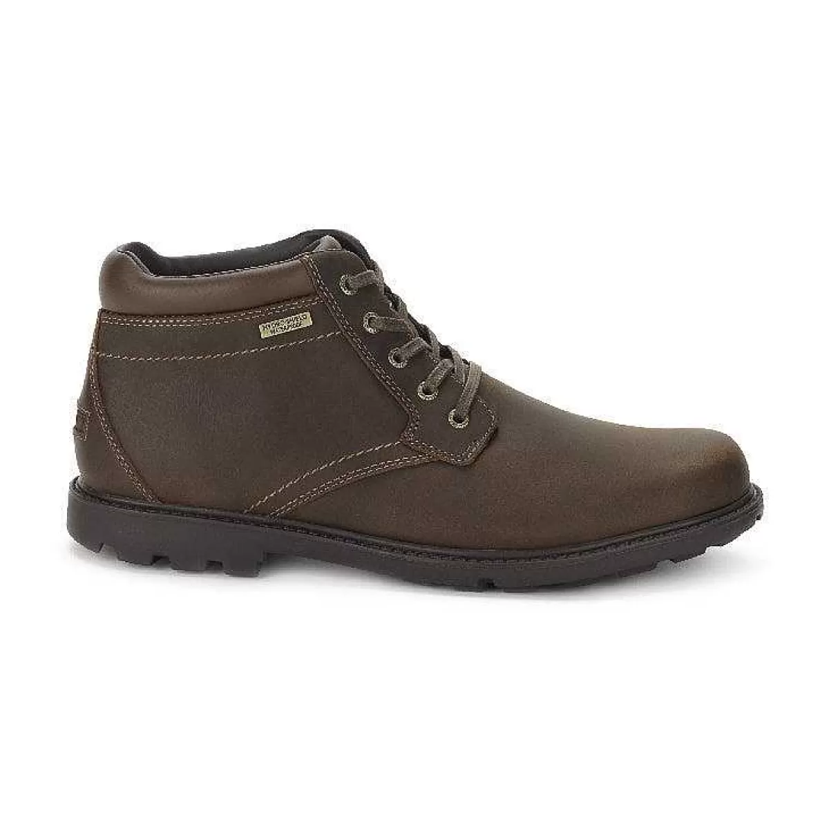 Rockport Bota masculina Storm Surge com bico liso bronzeado*Homens