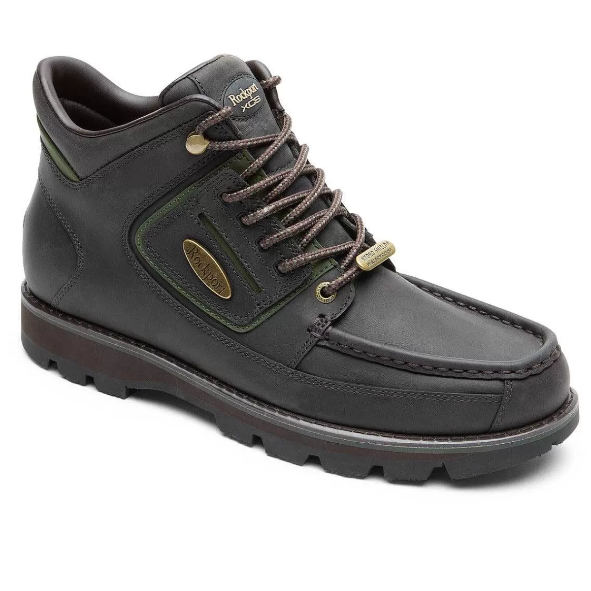 Rockport Bota Mweka impermeável Umbwe Ii masculina Léa Preta/Ouro*Homens