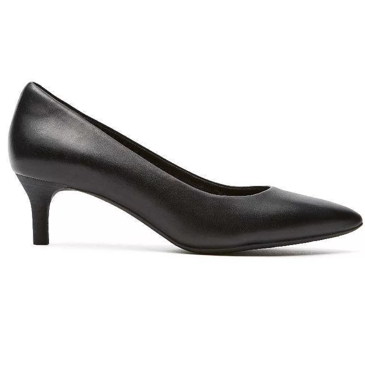 Rockport Calcanhar Kalila Total Motion Feminino Couro preto*Mulheres