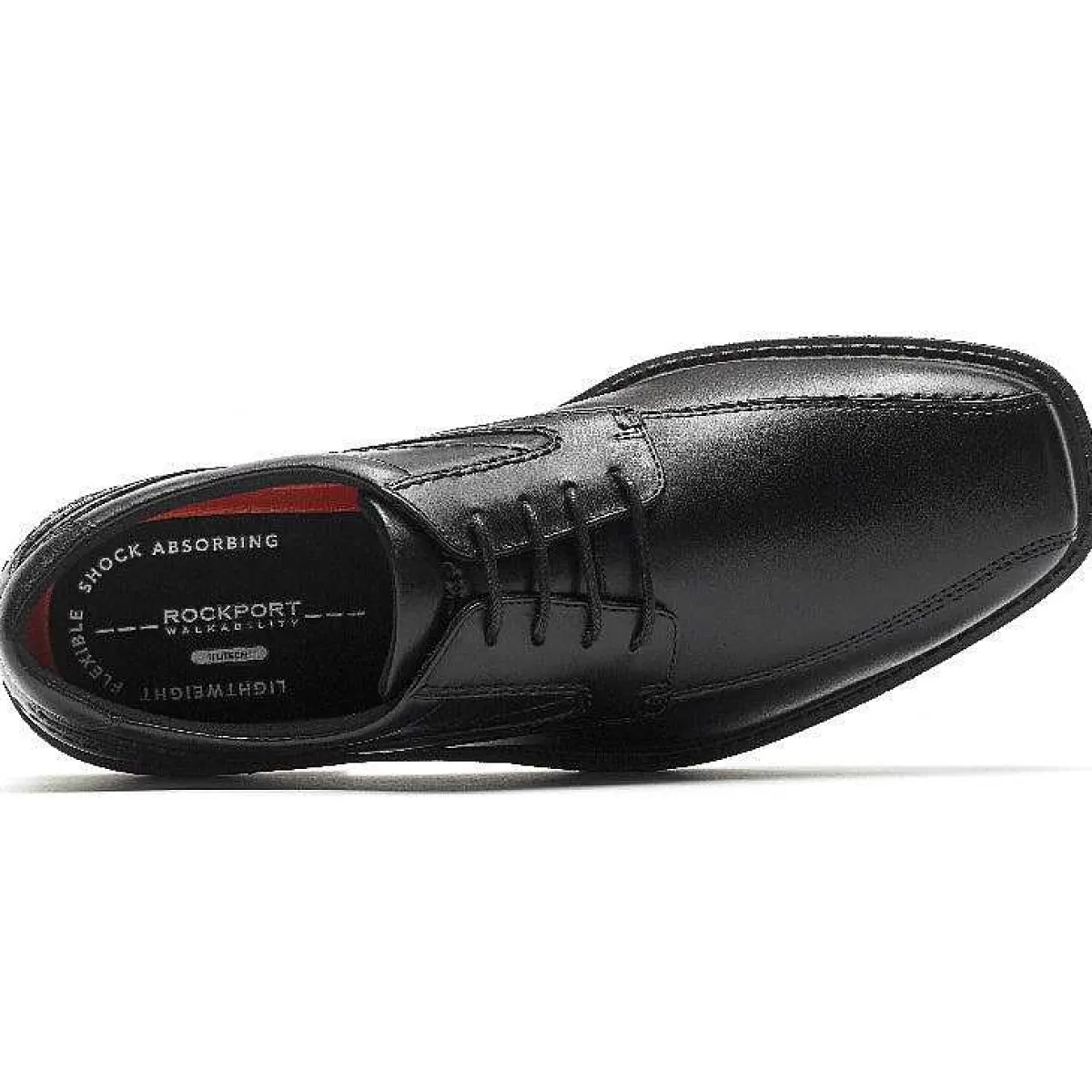 Rockport Estilo Masculino Leader 2 Bike Toe Oxford Preto*Homens