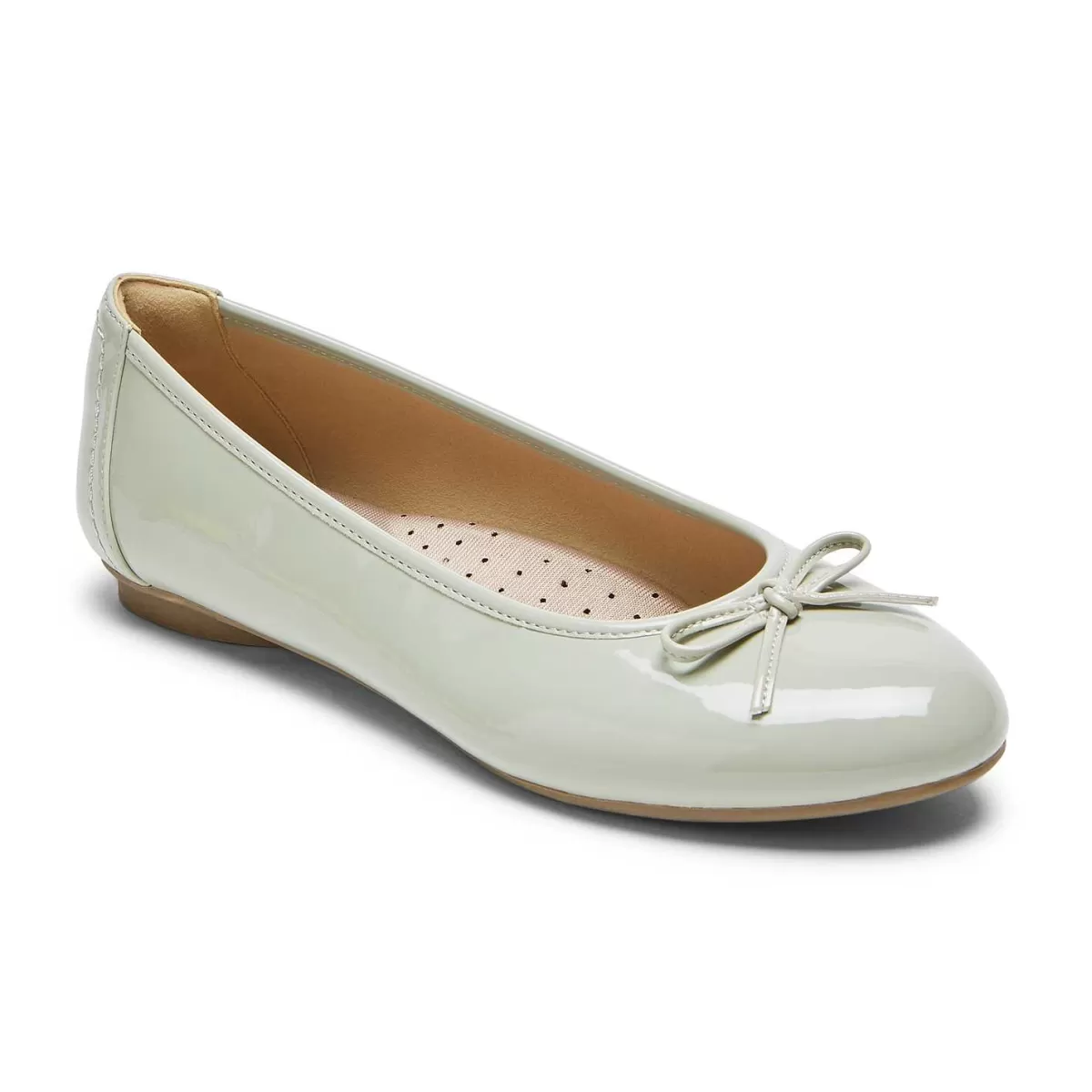 Rockport Flat de balé Reagan feminino Jade Patente Sintética*Mulheres