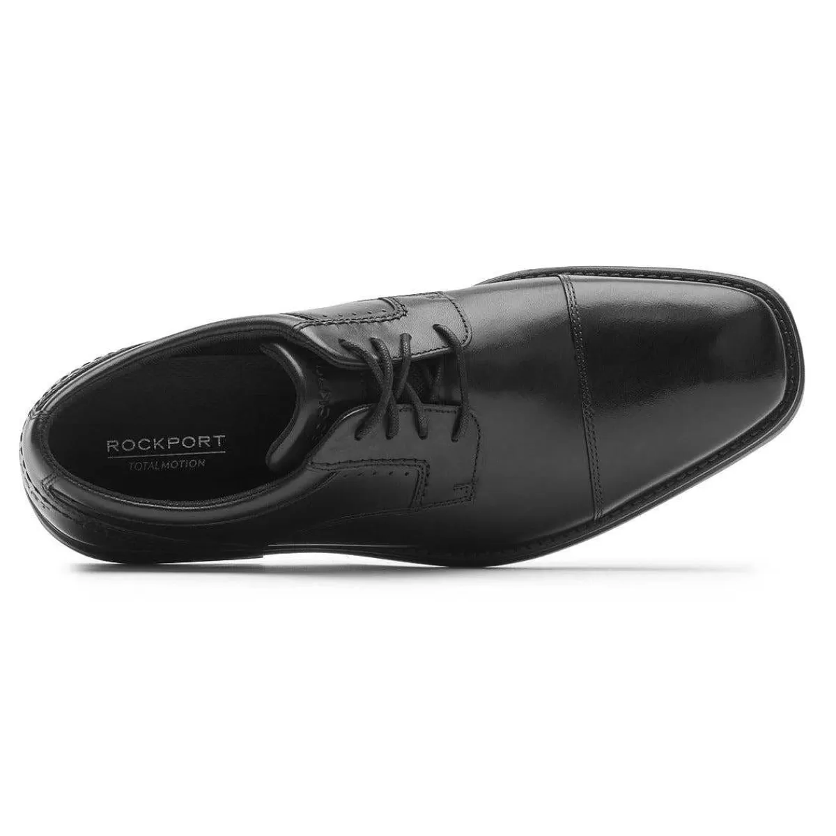 Rockport Masculino Total Motion Next Gen Cap Toe Oxford Preto*Homens