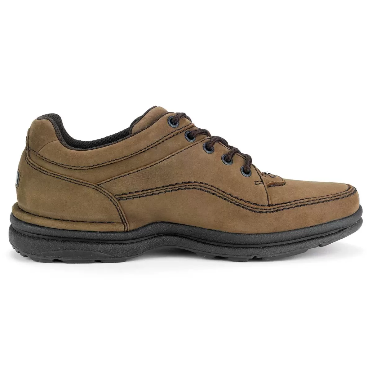 Rockport Masculino World Tour Classic Lace Up Couro Marrom*Homens