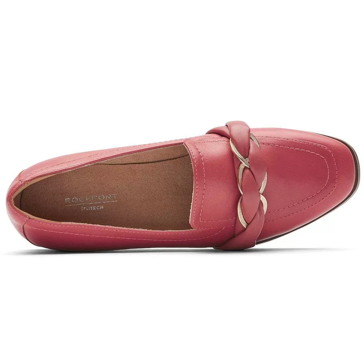 Rockport Mocassim de corrente tecido Susana feminino Astro Poeira Lthr*Mulheres