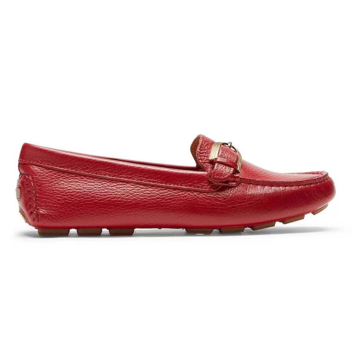 Rockport Mocassim feminino com fivela Bayview Porto Tawny Lthr*Mulheres