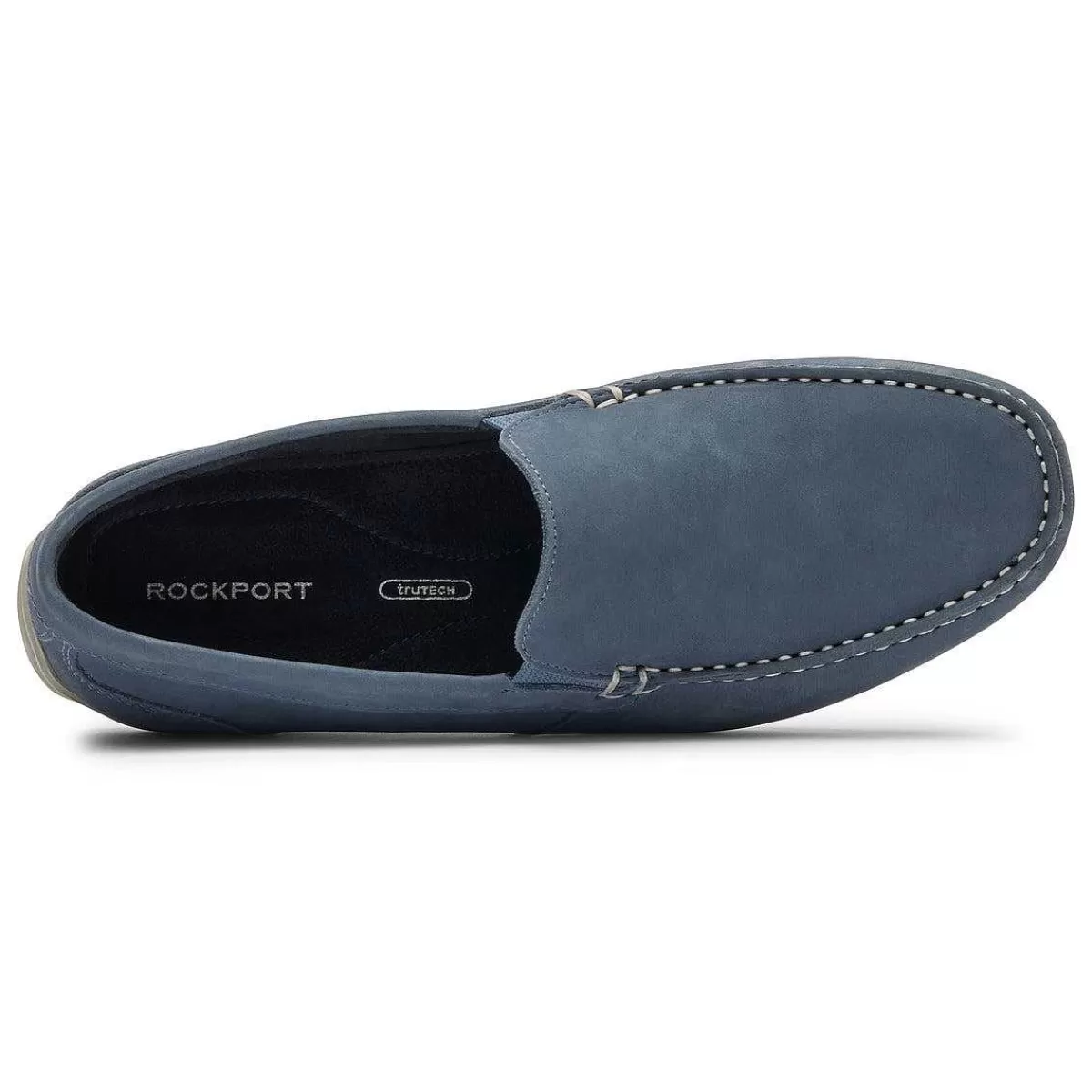 Rockport Mocassim Warner Masculino Azul denim*Homens