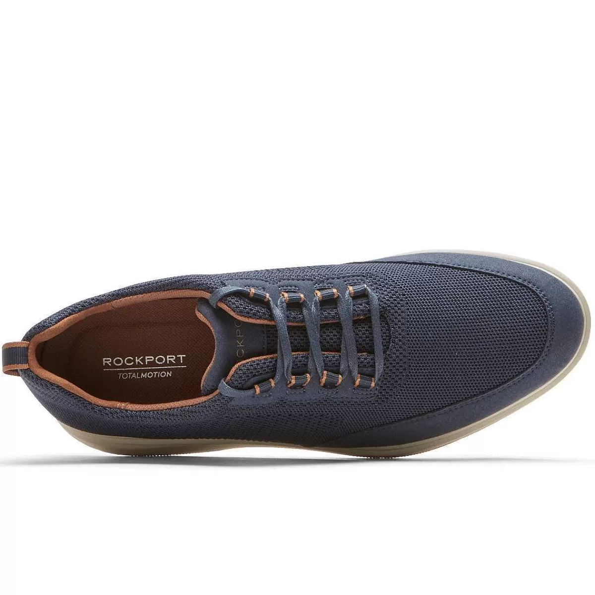 Rockport Oxford masculino em malha Total Motion City Aço cinza*Homens