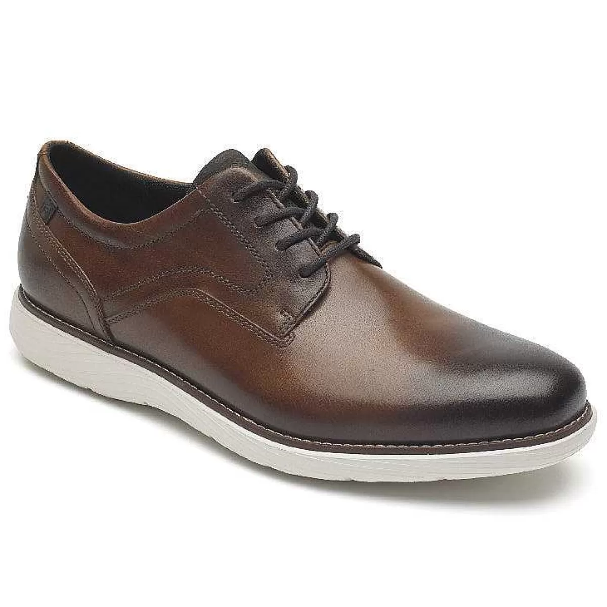 Rockport Oxford masculino Garett com bico liso Conhaque*Homens