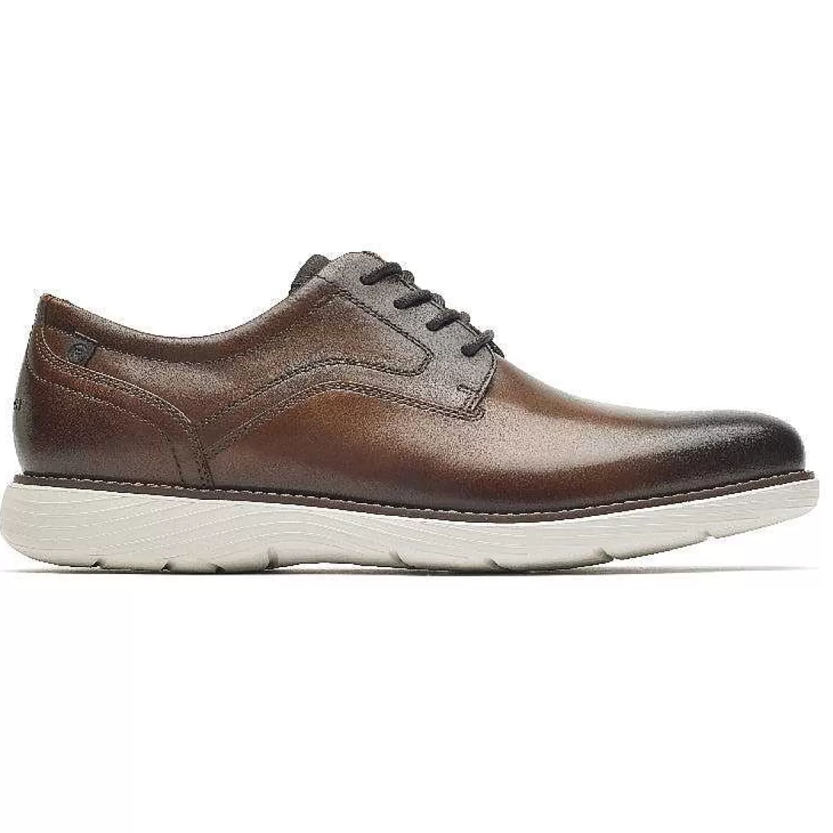 Rockport Oxford masculino Garett com bico liso Preto II*Homens