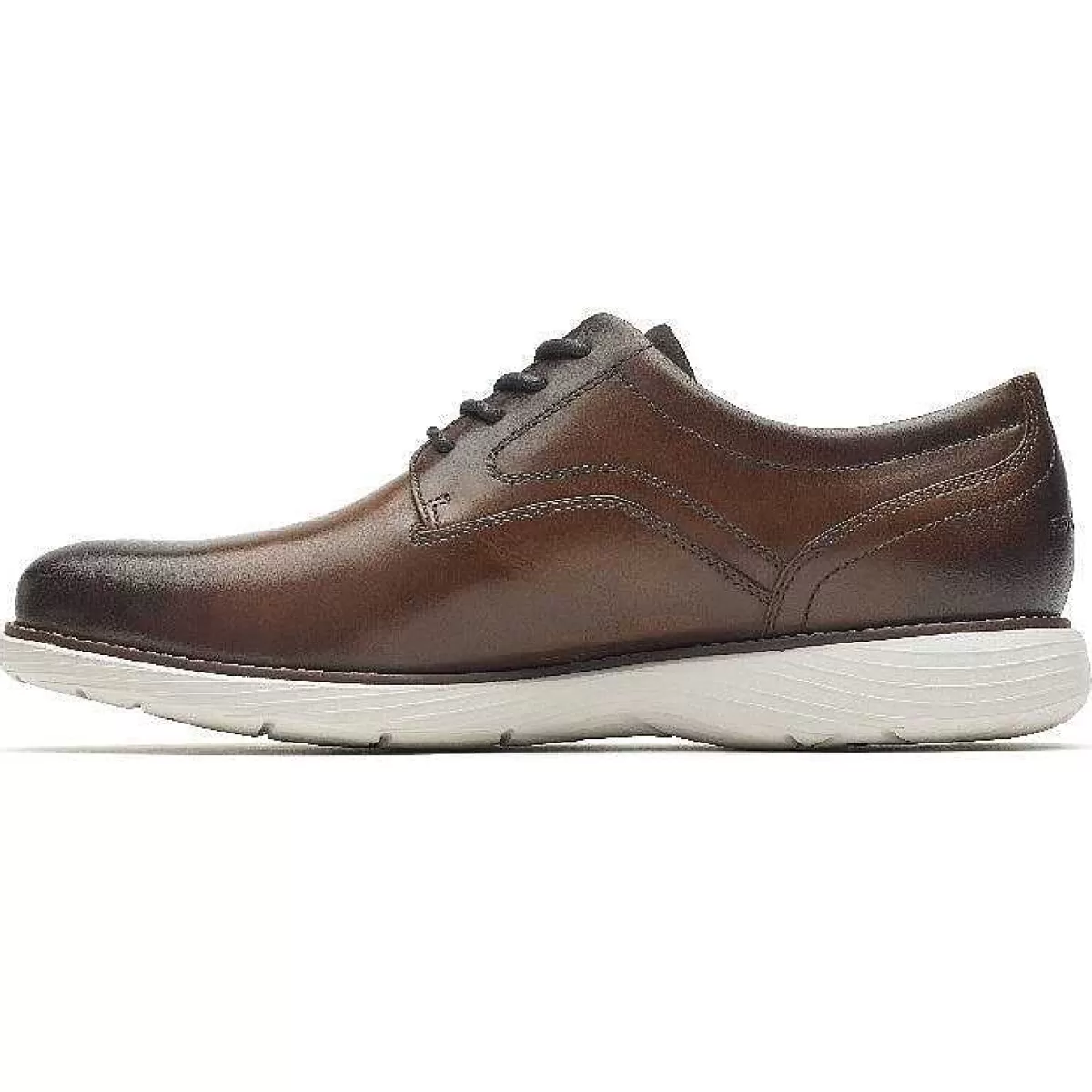 Rockport Oxford masculino Garett com bico liso Preto II*Homens