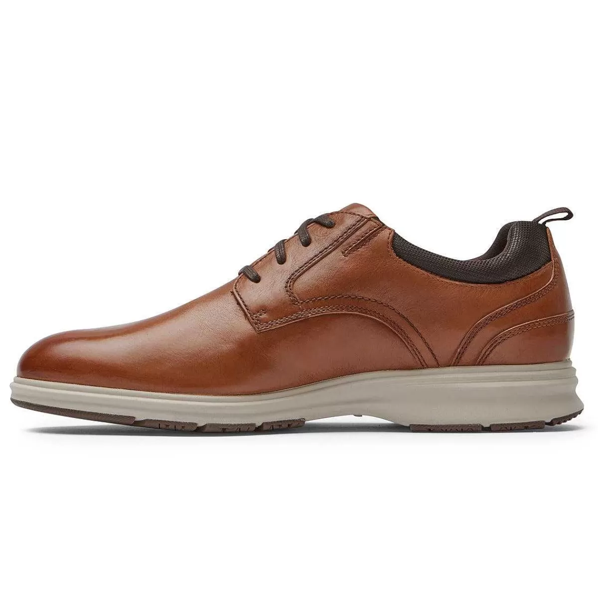 Rockport Oxford masculino Total Motion City com bico liso Marinha caiu*Homens