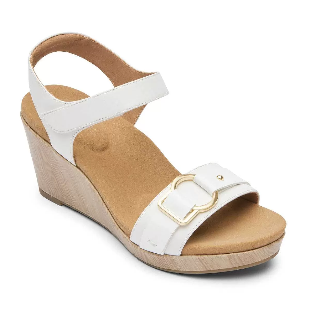 Rockport Sandália Briah Feminina Branco*Mulheres