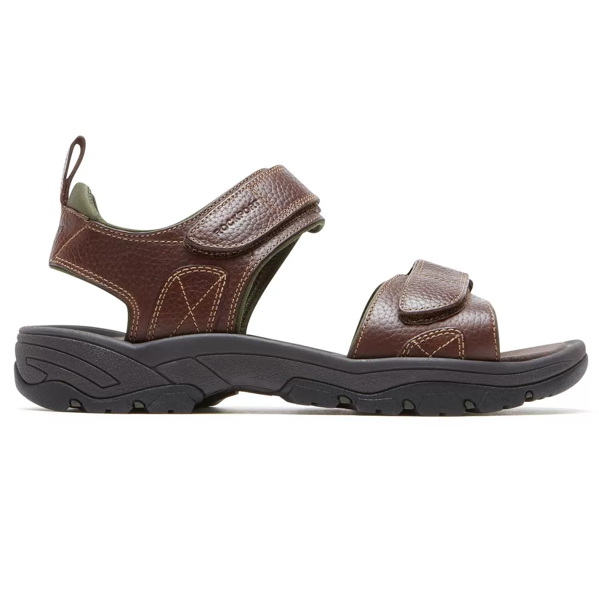 Rockport Sandália masculina Springboro Rocklake Preto*Homens