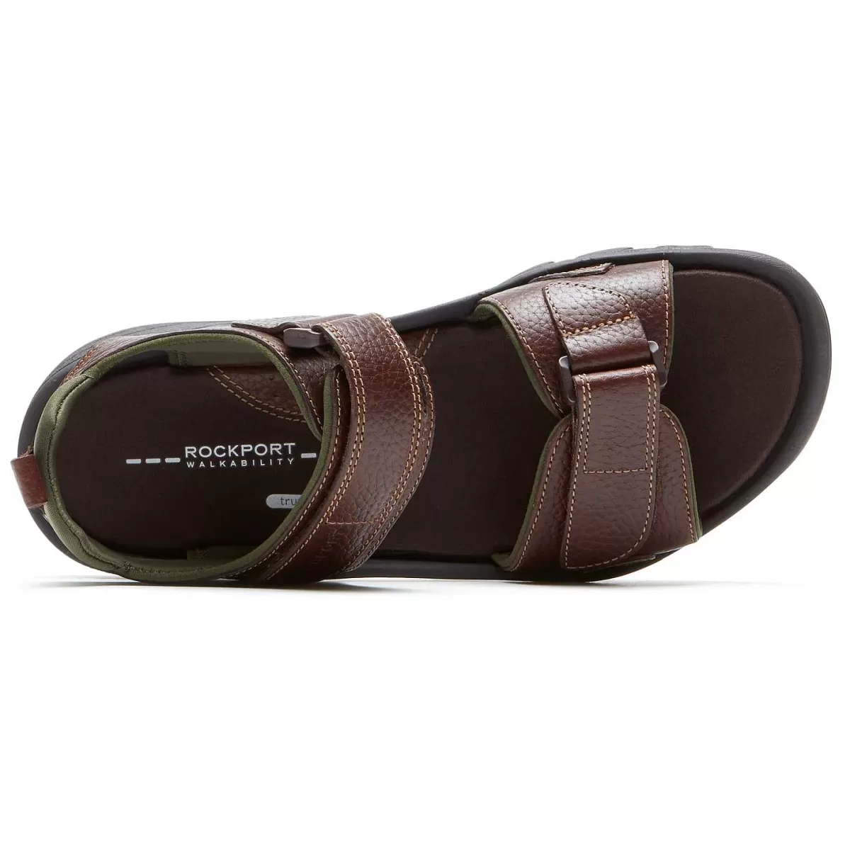 Rockport Sandália masculina Springboro Rocklake Preto*Homens