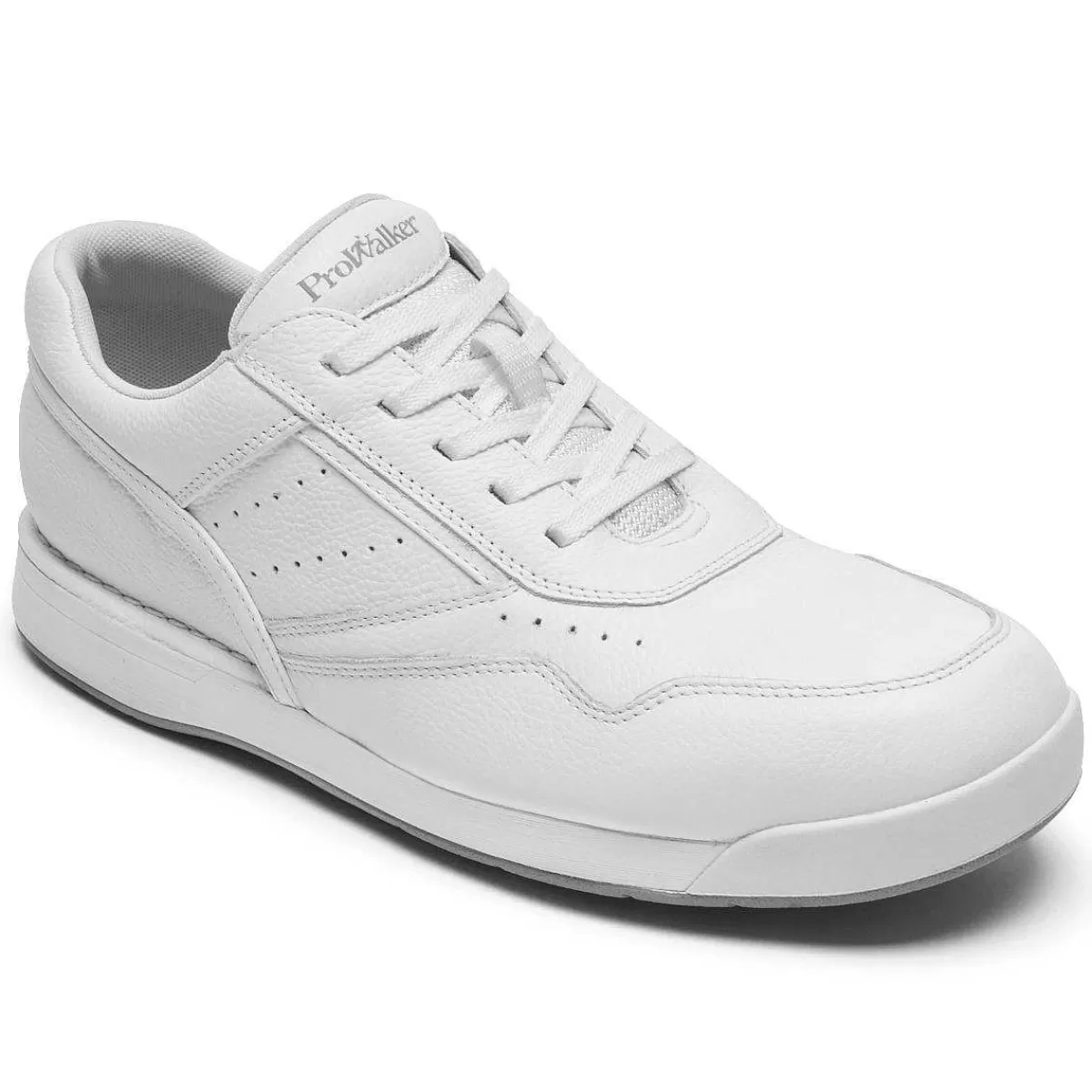 Rockport Sapato ativo masculino Prowalker 7100 Plus com cadarço Lea Off White*Homens