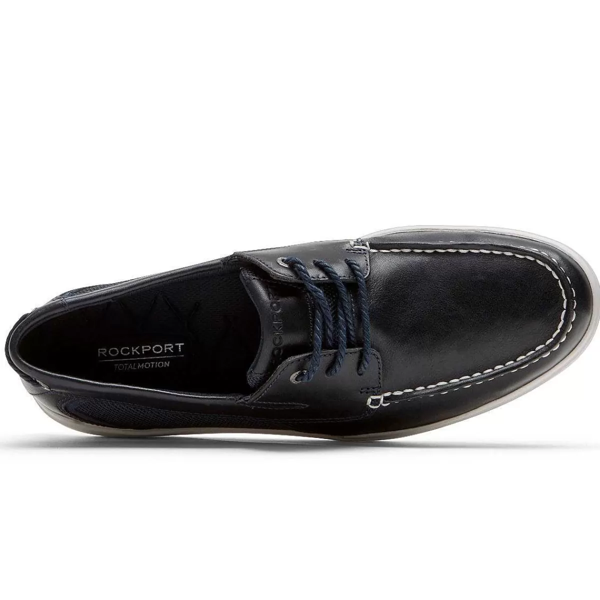 Rockport Sapato de barco masculino Total Motion Lite Novo vestido azul*Homens