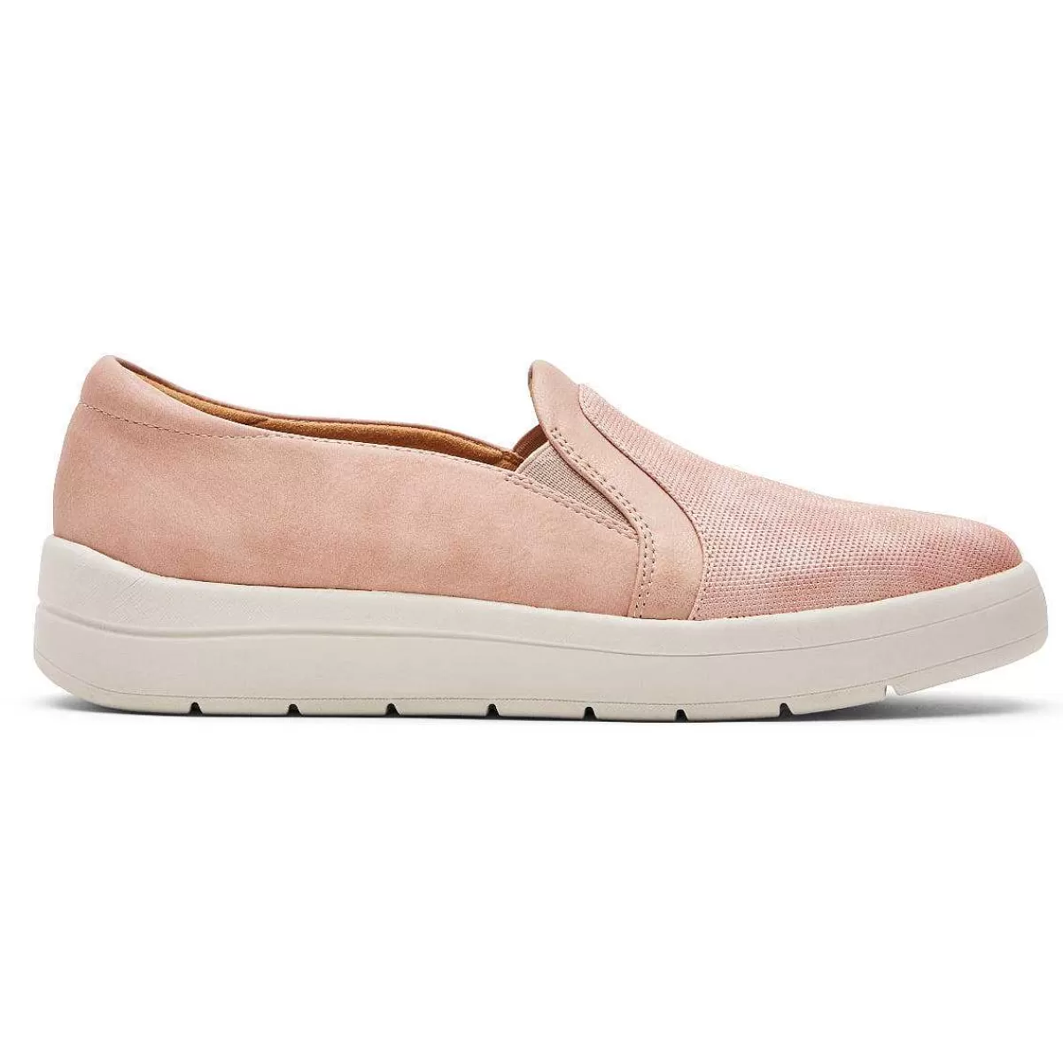 Rockport Sapato feminino Truflex Navya slip-on Rosa Toscana*Mulheres