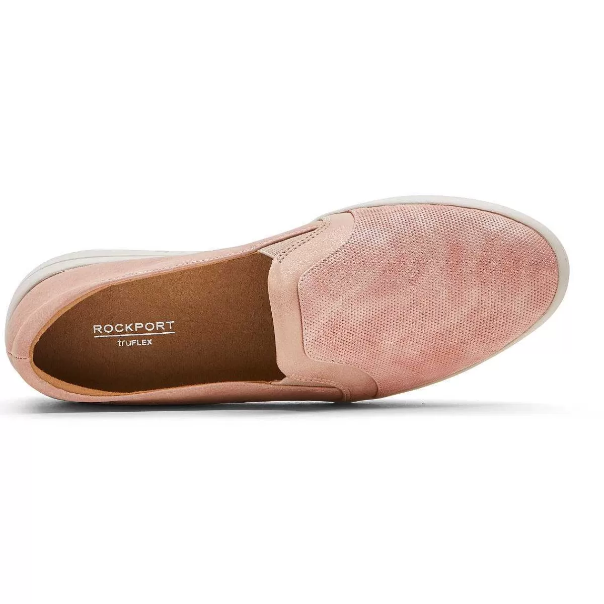 Rockport Sapato feminino Truflex Navya slip-on Baunilha/Húmus*Mulheres