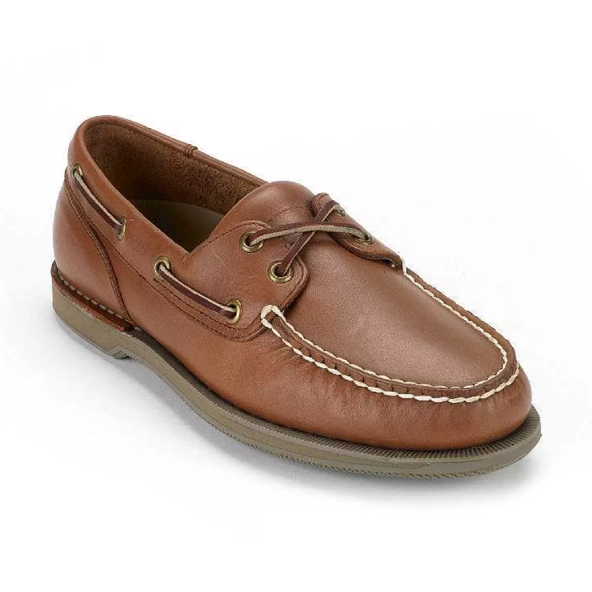 Rockport Sapato masculino Perth para barco Cera de Abelha/Castanho Escuro L*Homens