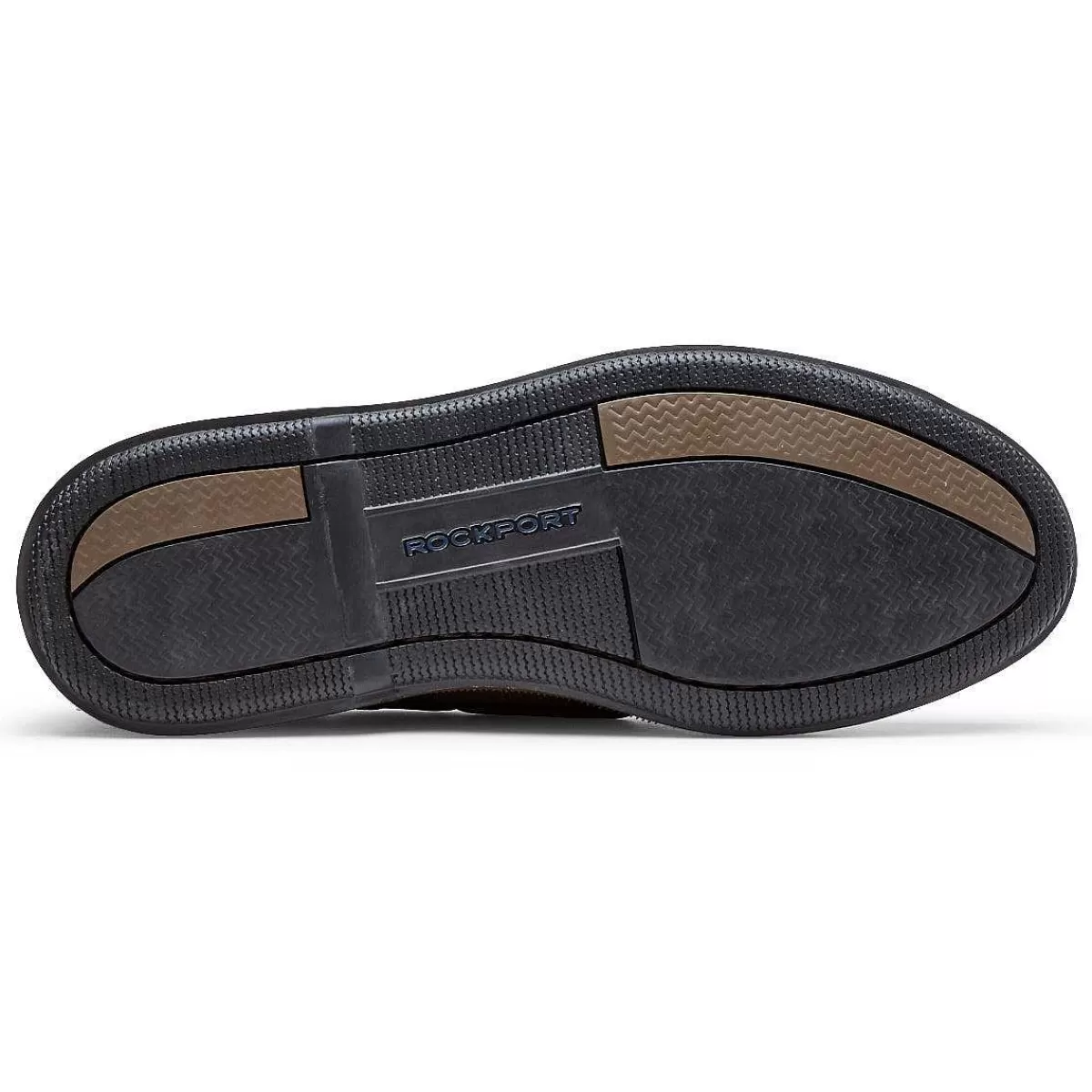 Rockport Sapato masculino Perth para barco Puxe para cima marrom escuro*Homens