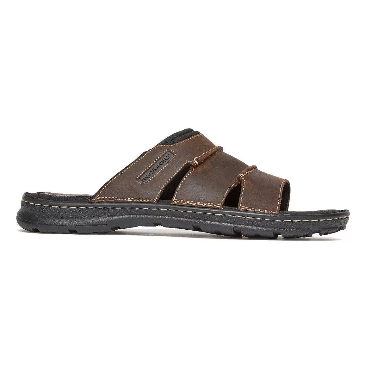 Rockport Slide Darwyn masculino Treinador Marrom*Homens