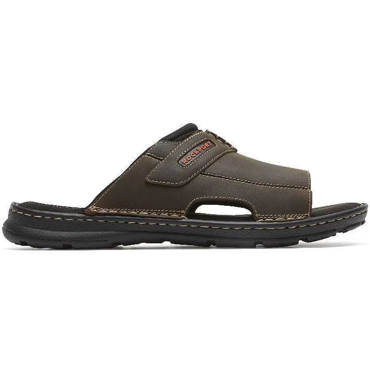 Rockport Slide masculino Darwyn 2 Marrom Ii Lea*Homens