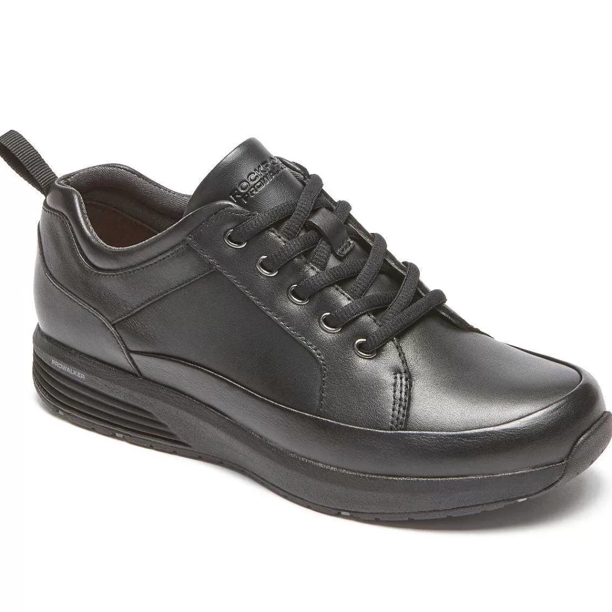 Rockport Tênis feminino Prowalker original à prova d'água Preto*Mulher