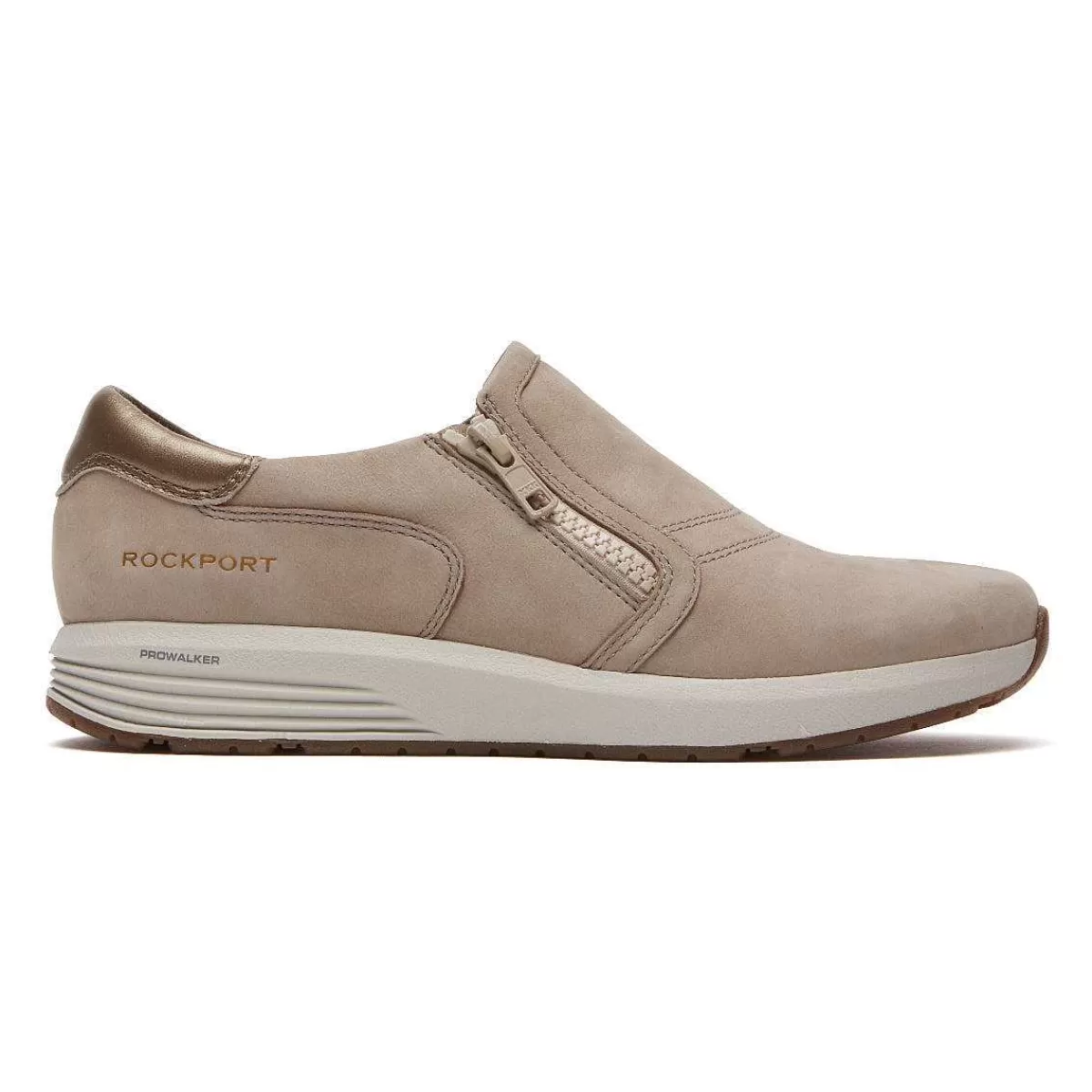 Rockport Tênis feminino Prowalker Trustride slip-on cinza*Mulher