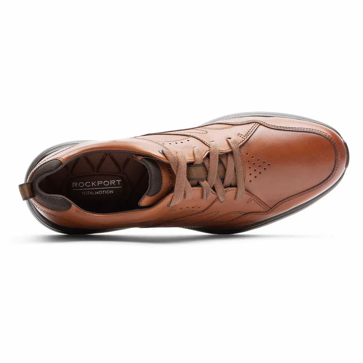 Rockport Tênis masculino Total Motion Active Walk com cadarço bronzeado*Homens