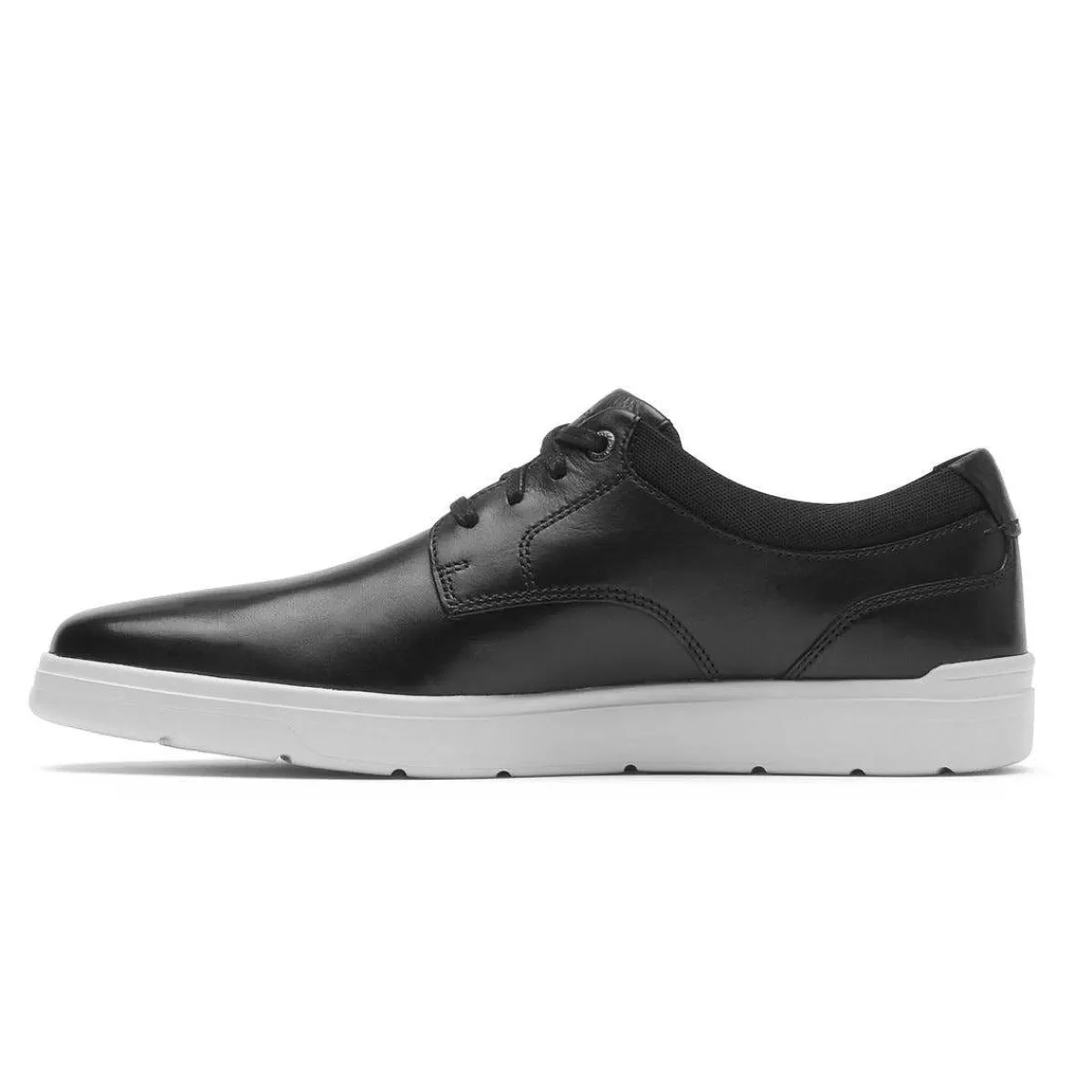 Rockport Tênis masculino Total Motion Court com bico liso Preto*Homens