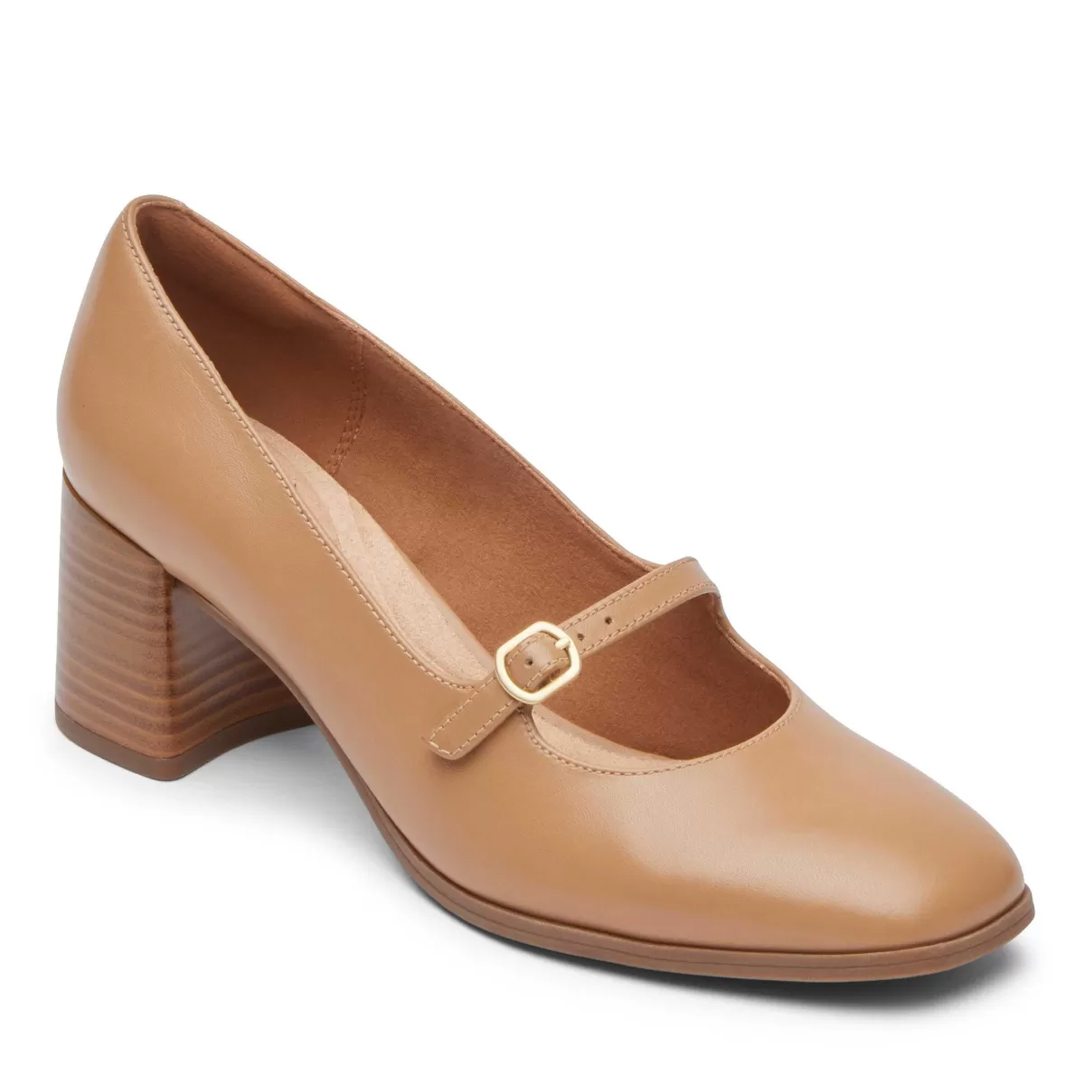 Rockport Violetta Mary Jane Feminina Couro baunilha*Mulheres