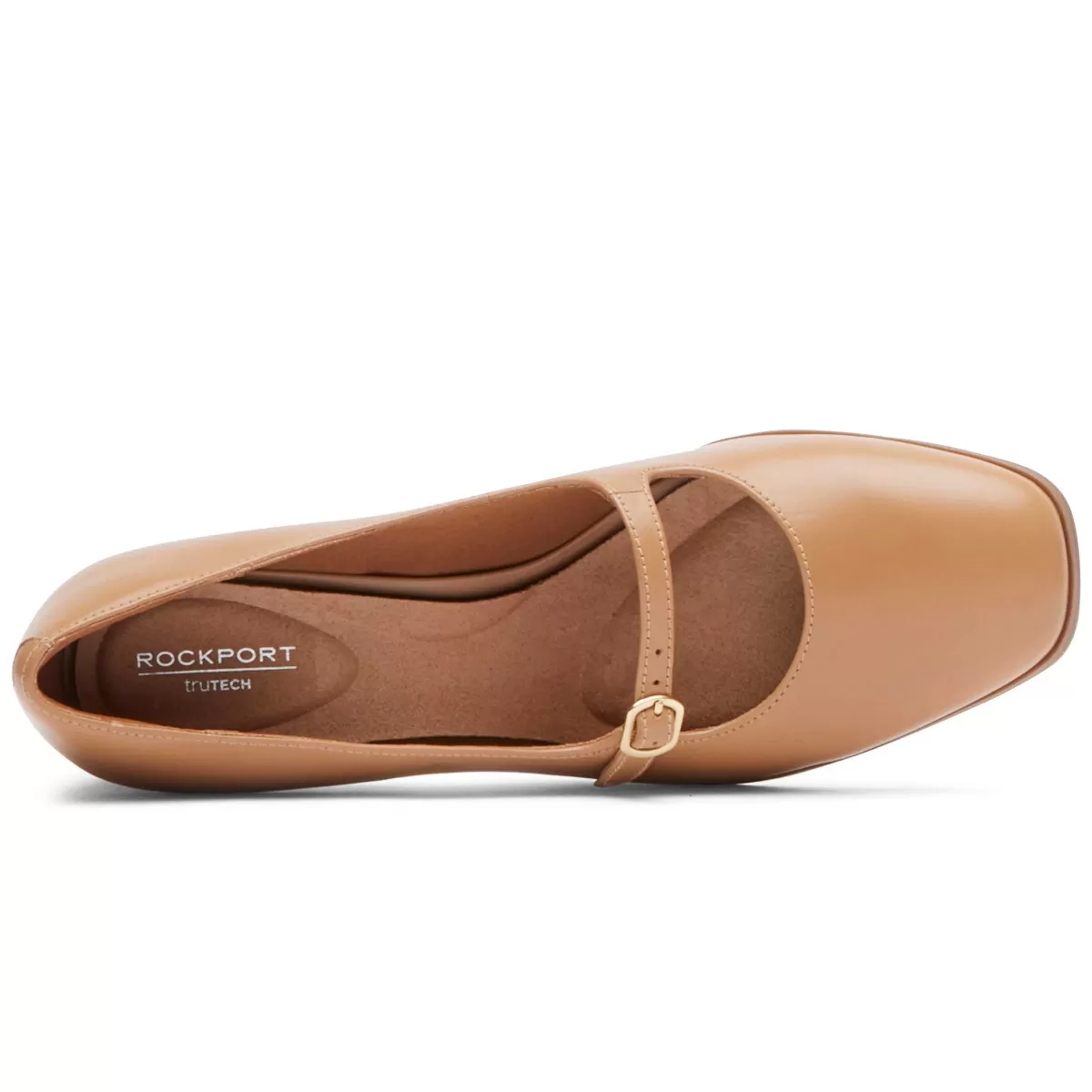 Rockport Violetta Mary Jane Feminina Couro Mocha Latte*Mulheres